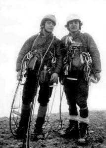 1975. Antonio G. Picazo i Rodri al cim de Diables (Foto: Esteban Margenat)