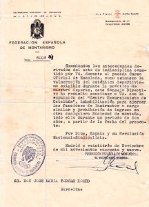 1949. Expulsió després de l'afer de la Mòmia