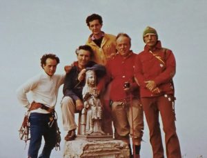 1985. Antonio G. Picazo, Josep M. Balcells, Armand Ballart, Josep Barberà i Josep M. Torras