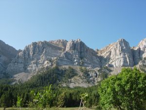 D'esquerra a dreta, Roca Punxeguda, Roca Verda i Roca de l'Ordiguer