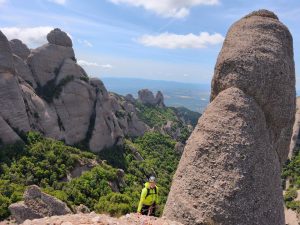 Arribant al cim de la Talaia Petita